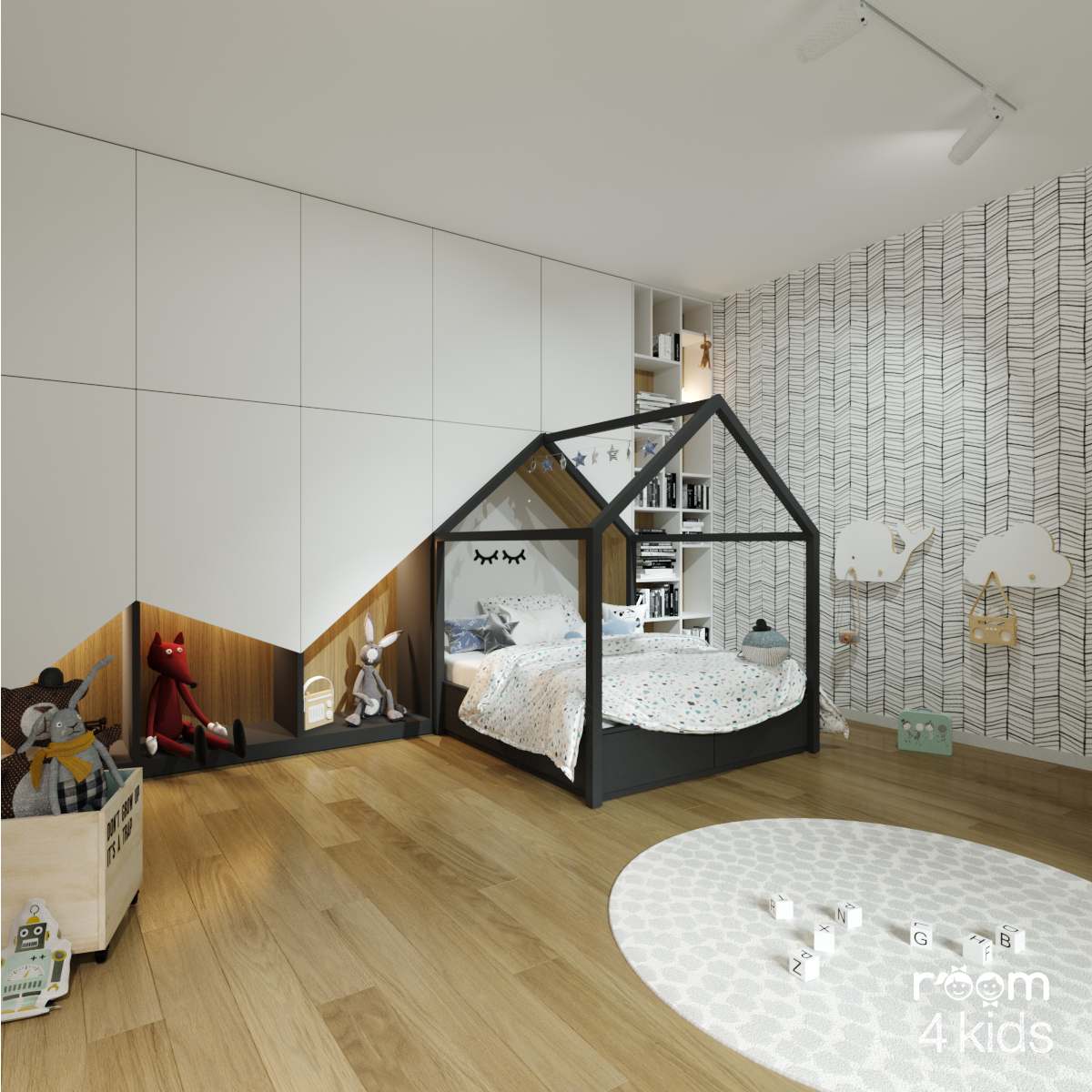 Pokój kreatywny dla dziecka, Projekt - ROOM 4 KIDS, Pokoje dla dzieci _ 1 Pokój kreatywny dla dziecka, Projekt: ROOM 4 KIDS - Pokoje dla dzieci (1)