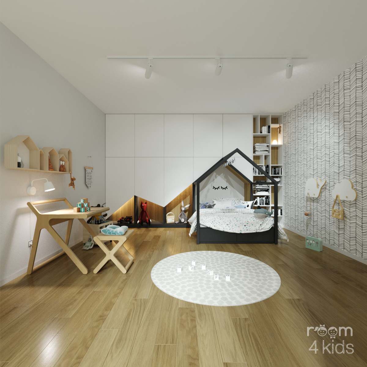 Pokój kreatywny dla dziecka, Projekt: ROOM 4 KIDS - Pokoje dla dzieci (2)