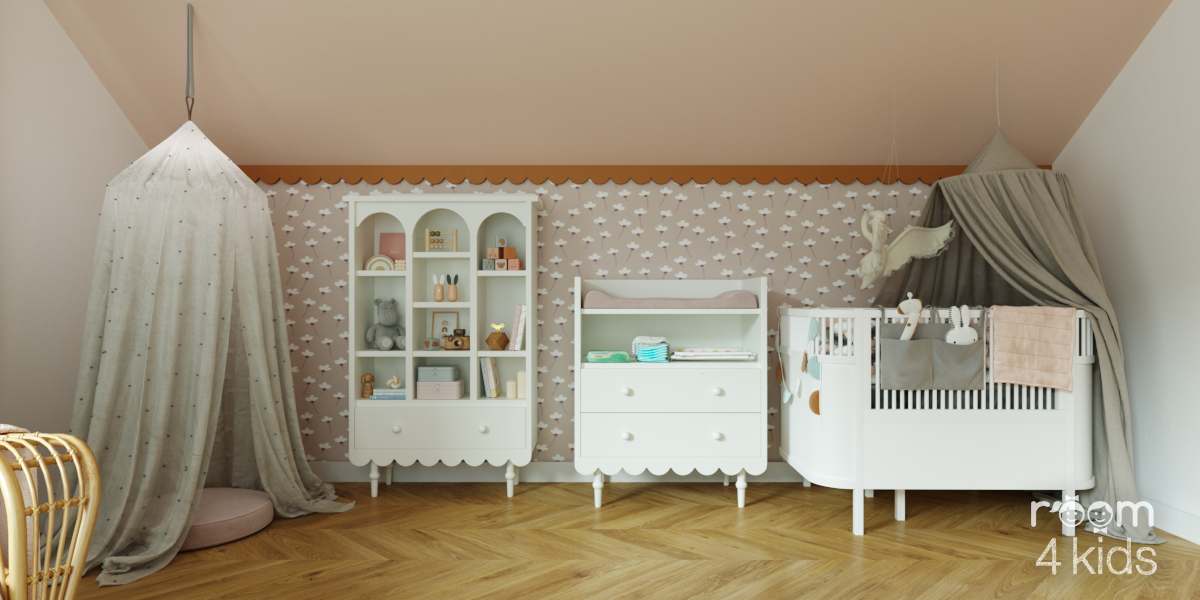 Pokój niemowlaka, Projekt ROOM 4 KIDS - Pokoje dla dzieci _ 4 Pokój niemowlaka, Projekt: ROOM 4 KIDS - Pokoje dla dzieci (4)